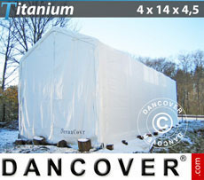 Biltelt Titanium 4x14x3,5x4,5m, Hvid